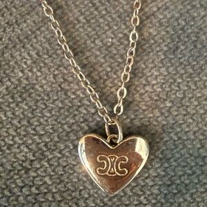 Silver Heart Pendant Necklace